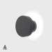 Уличный настенный накладной светильник BUTTON IP 360°, 2700K (графит)
