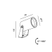 Уличный прожектор VISOR72 15°, 3000K (графит)