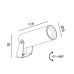 Уличный прожектор VISOR55 15°, 3000K (графит)