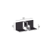 Кутовий з’єднувач стеля-стіна PICO_LINE CORNER R IN