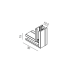 Кутовий з’єднувач L-подібний PICO_LINE CORNER S HR