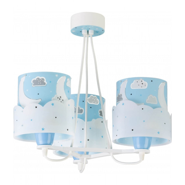 Дитяча люстра Dalber MOON BLUE 61237T