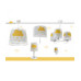 Дитяча люстра Dalber LIGHT FEELING GREY 81197E