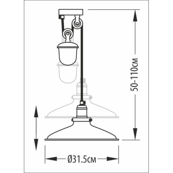 Люстра Pikart HAT & COUNTERWEIGHT 1852-4