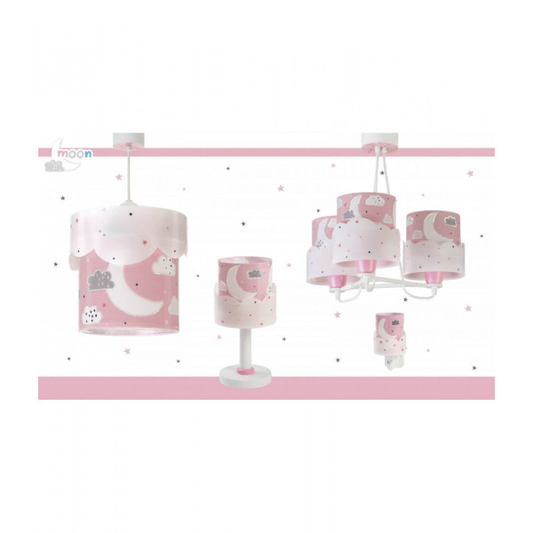 Дитяча люстра Dalber MOON PINK 61232S