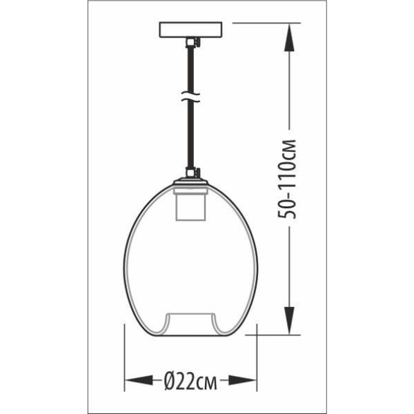 Люстра Pikart Colorglass 2059-7