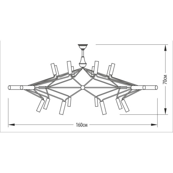 Люстра PikArt Panorama 3884-2