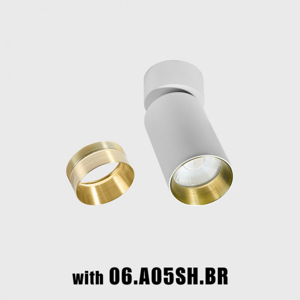 TUB M SA 90, D52mm, H128mm, LED 9W, 3000К, белый (02.0591.9.930.WH)
