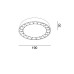TURBINE, D191mm, H54mm, LED 15W, 3000К, белый (02.0190.15.930.WH)