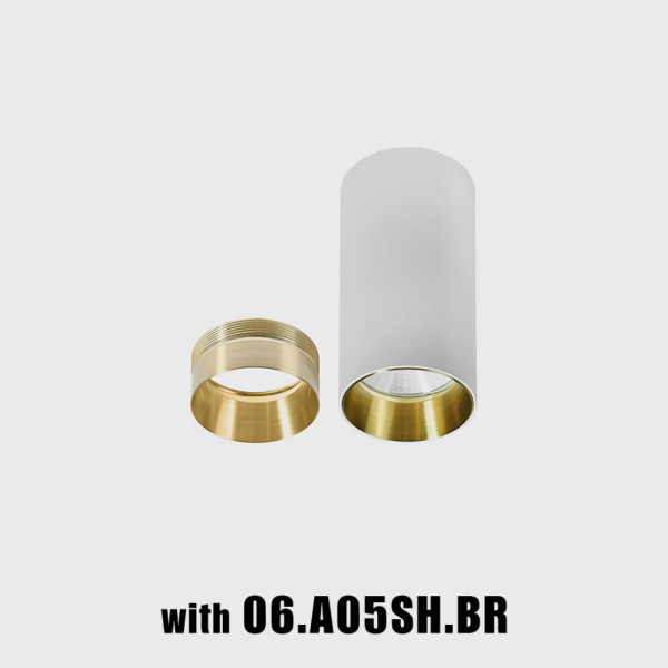 TUB M S 110, D52mm, H110mm, LED 9W, 3000К, белый (02.0511.9.930.WH)