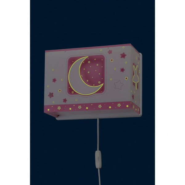 Детское бра Dalber MOONLIGHT Pink 63238S