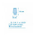 Детский ночник в розетку Dalber LIGHT FEELING Blue 92193