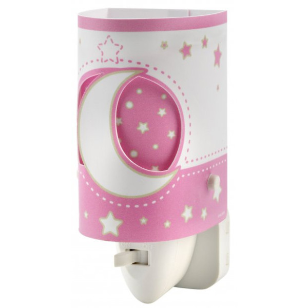Детский ночник в розетку Dalber MOONLIGHT Pink 63235LS