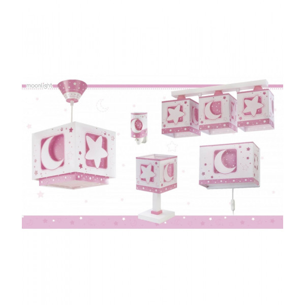 Детский ночник в розетку Dalber MOONLIGHT Pink 63235LS