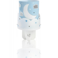 Дитячий нічник у розетку Dalber MOON BLUE 61235T