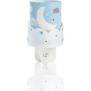 Детский ночник в розетку Dalber MOON BLUE 61235T