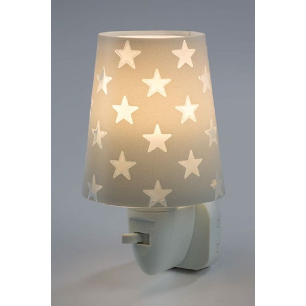 Детский ночник в розетку Dalber Stars Grey 81215E