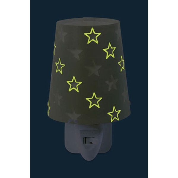 Детский ночник в розетку Dalber Stars Grey 81215E