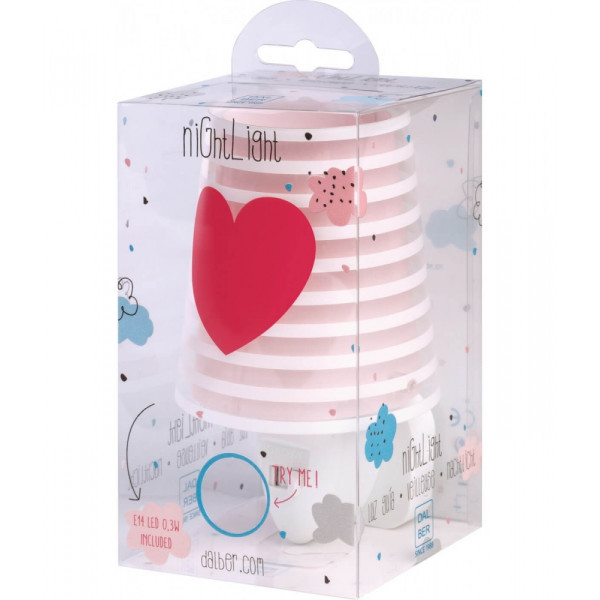 Детский ночник в розетку Dalber LIGHT FEELING Pink 92192