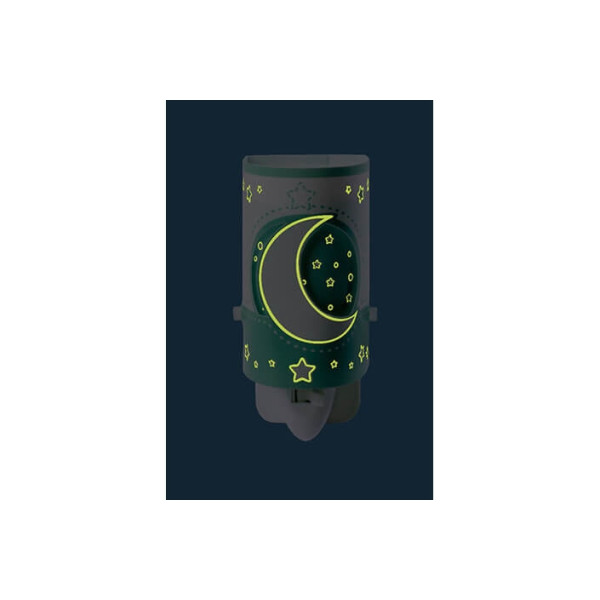 Детский ночник в розетку Dalber MOONLIGHT Green 63235LH