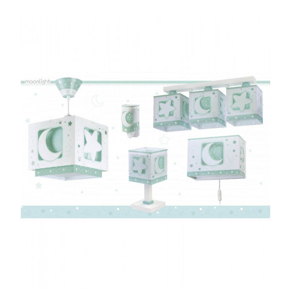 Детский ночник в розетку Dalber MOONLIGHT Green 63235LH
