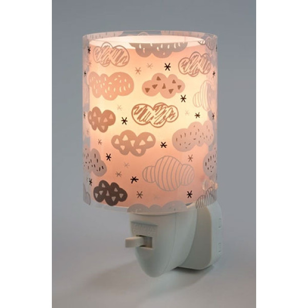 Детский ночник в розетку Dalber Clouds Pink 41415S