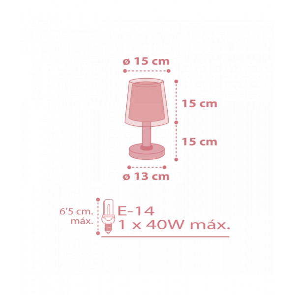Настольная лампа Dalber LIGHT FEELING PINK 81191S
