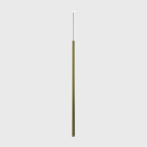 TUB XS P NANO BASE, D15mm, H600mm, LED 2,4W, 3000К, латунь (03.0161.2.930.BR)