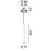 TUB XS P NANO BASE, D15mm, H600mm, LED 2,4W, 3000К, латунь (03.0161.2.930.BR)