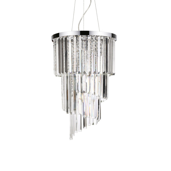 Хрустальная люстра IDEAL LUX CARLTON SP8