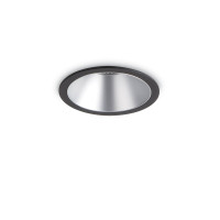 Точечный светильник IDEAL LUX GAME ROUND BLACK SILVER