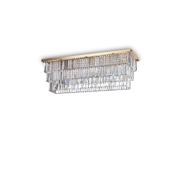 Хрустальная люстра IDEAL LUX MARTINEZ PL8 ORO