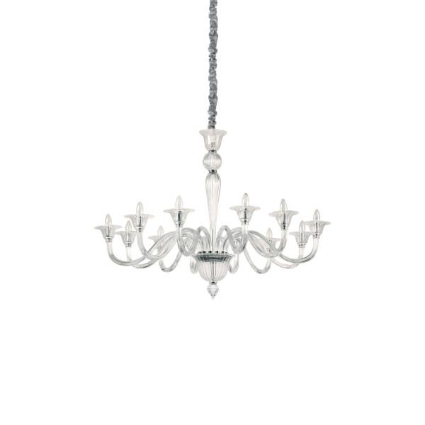 Люстра IDEAL LUX BRIGITTA SP12 TRASPARENTE