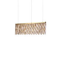 Кришталева люстра IDEAL LUX ELISIR SP8 OTTONE