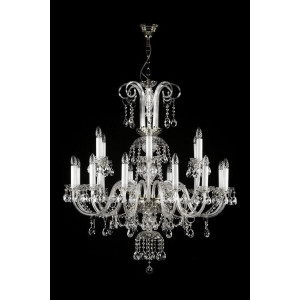 Кришталева люстра ARTGLASS ROMA XVIII CE nikl