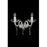Хрустальное бра ARTGLASS ROSA II CE nikl (CE)