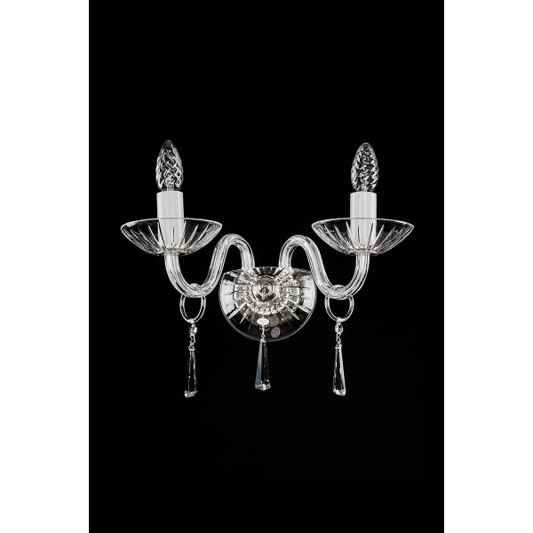 Хрустальное бра ARTGLASS ROSA II CE nikl (CE)