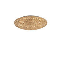 Кришталева люстра IDEAL LUX KING PL9 ORO