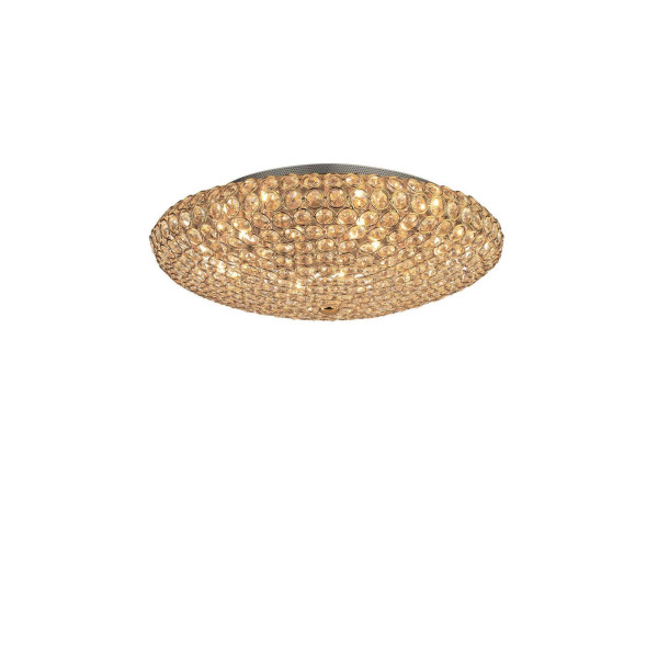 Кришталева люстра IDEAL LUX KING PL9 ORO