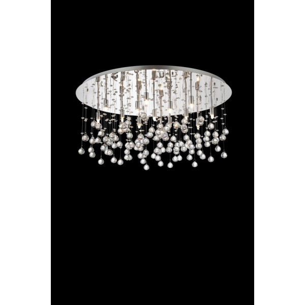 Хрустальная люстра IDEAL LUX MOONLIGHT PL15 CROMO