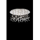Хрустальная люстра IDEAL LUX MOONLIGHT PL15 CROMO