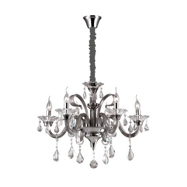 Хрустальная люстра IDEAL LUX COLOSSAL SP6 GRIGIO