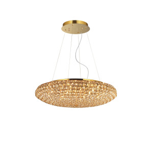 Кришталева люстра IDEAL LUX KING SP12 ORO