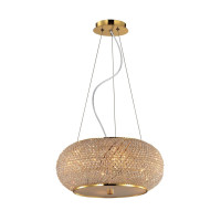 Кришталева люстра IDEAL LUX PASHA' SP6 ORO