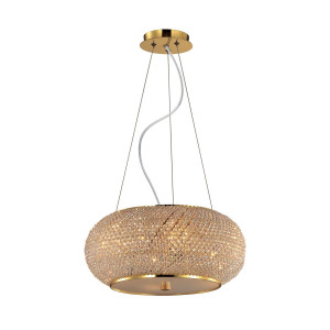Кришталева люстра IDEAL LUX PASHA' SP6 ORO