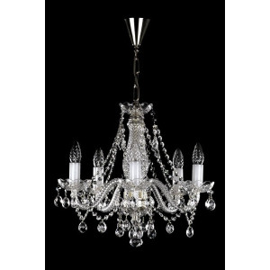 Кришталева люстра ARTGLASS MAGDA V nikl (CE)