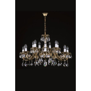 Хрустальная люстра ARTGLASS VIKTORIE brass antiq (CL)