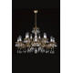 Хрустальная люстра ARTGLASS VIKTORIE brass antiq (CL)