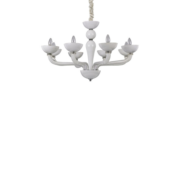 Люстра IDEAL LUX CASANOVA SP8 BIANCO