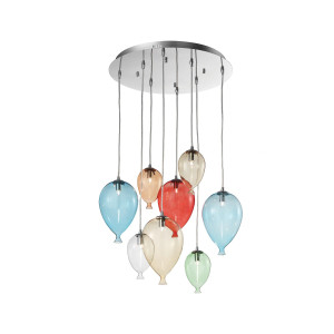 Дитяча люстра IDEAL LUX CLOWN SP8 COLOR